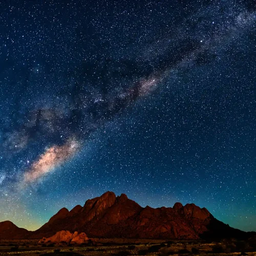 Milky Way night photograph, Namibia